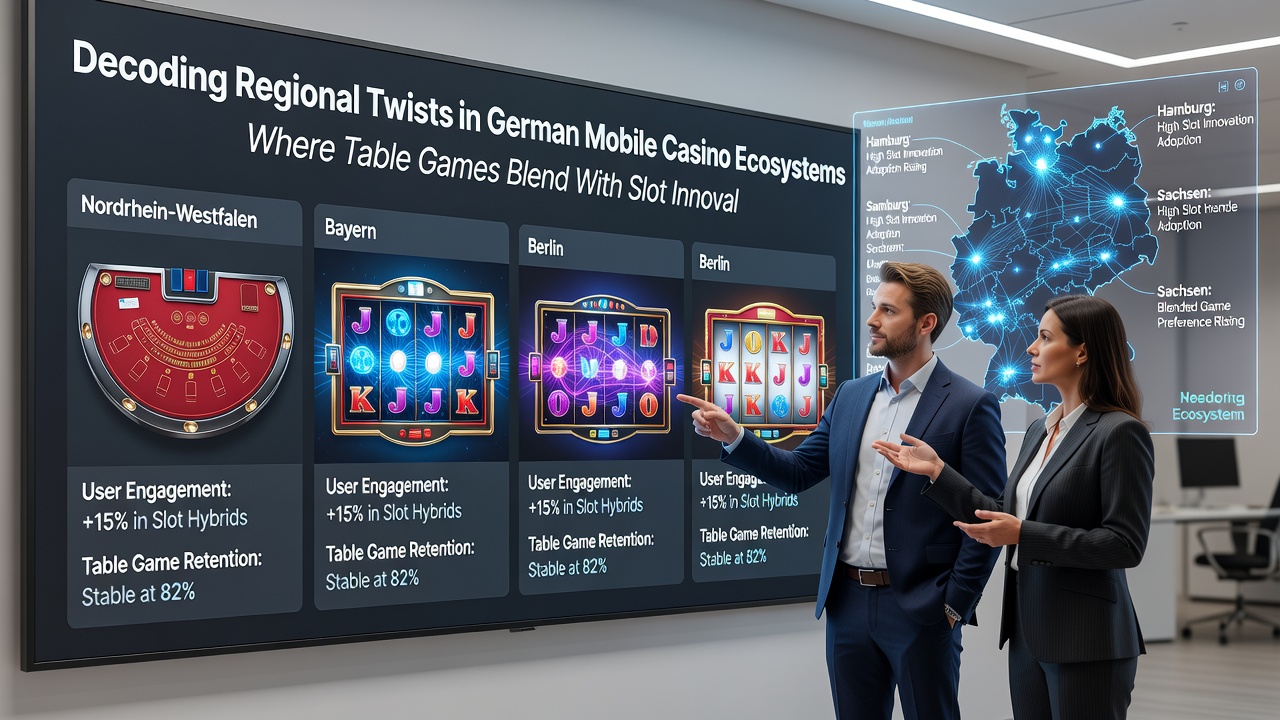 Mobile Casino-Schnittstelle mit Tischspiel- und Slot-Integration